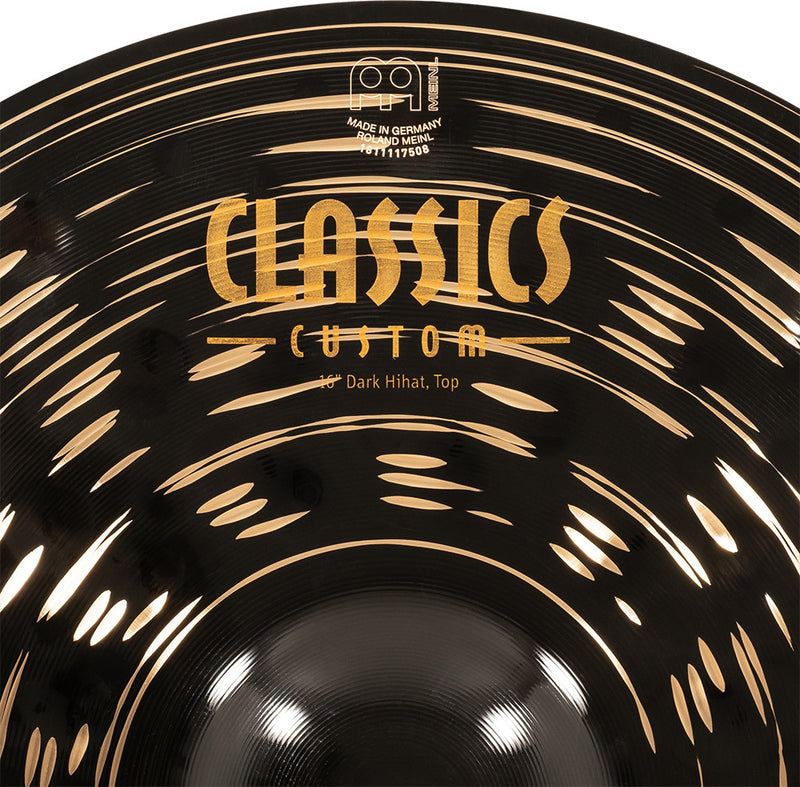 Load image into gallery viewer, MEINL CYMBALS / CC16DAH / 16” Classics Custom Dark Hihats
