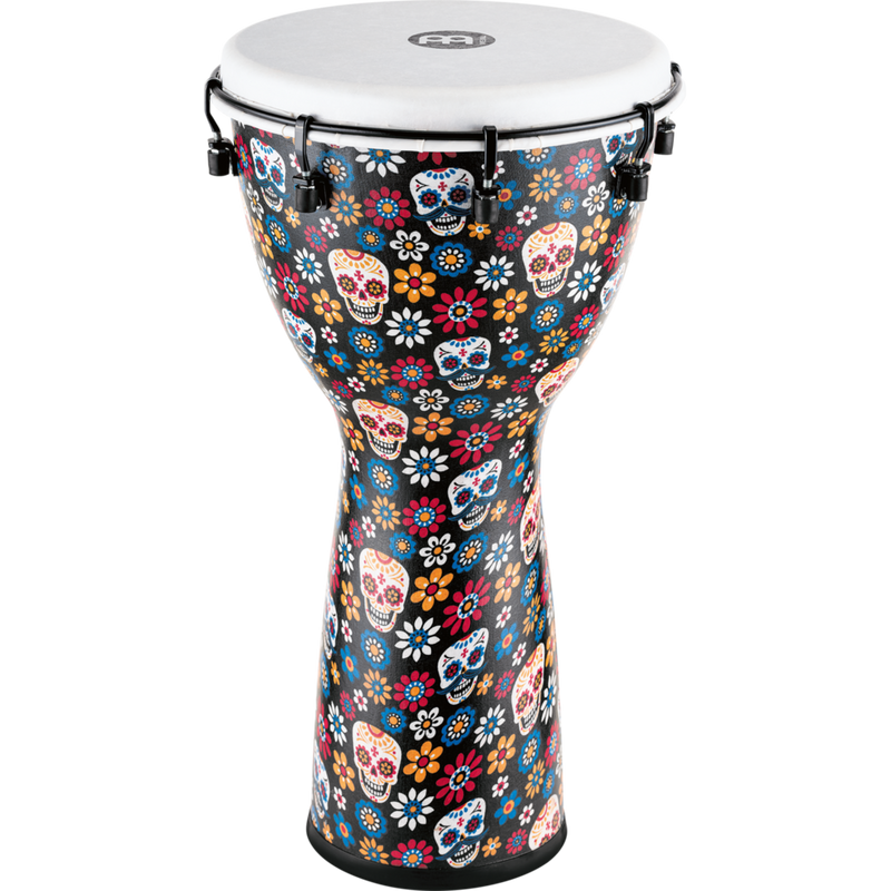 Load image into gallery viewer, MEINL PERCUSSION / ADJ12-DA / 12&quot; Alpine Series Djembe, Synthetic head, Day of the Dead
