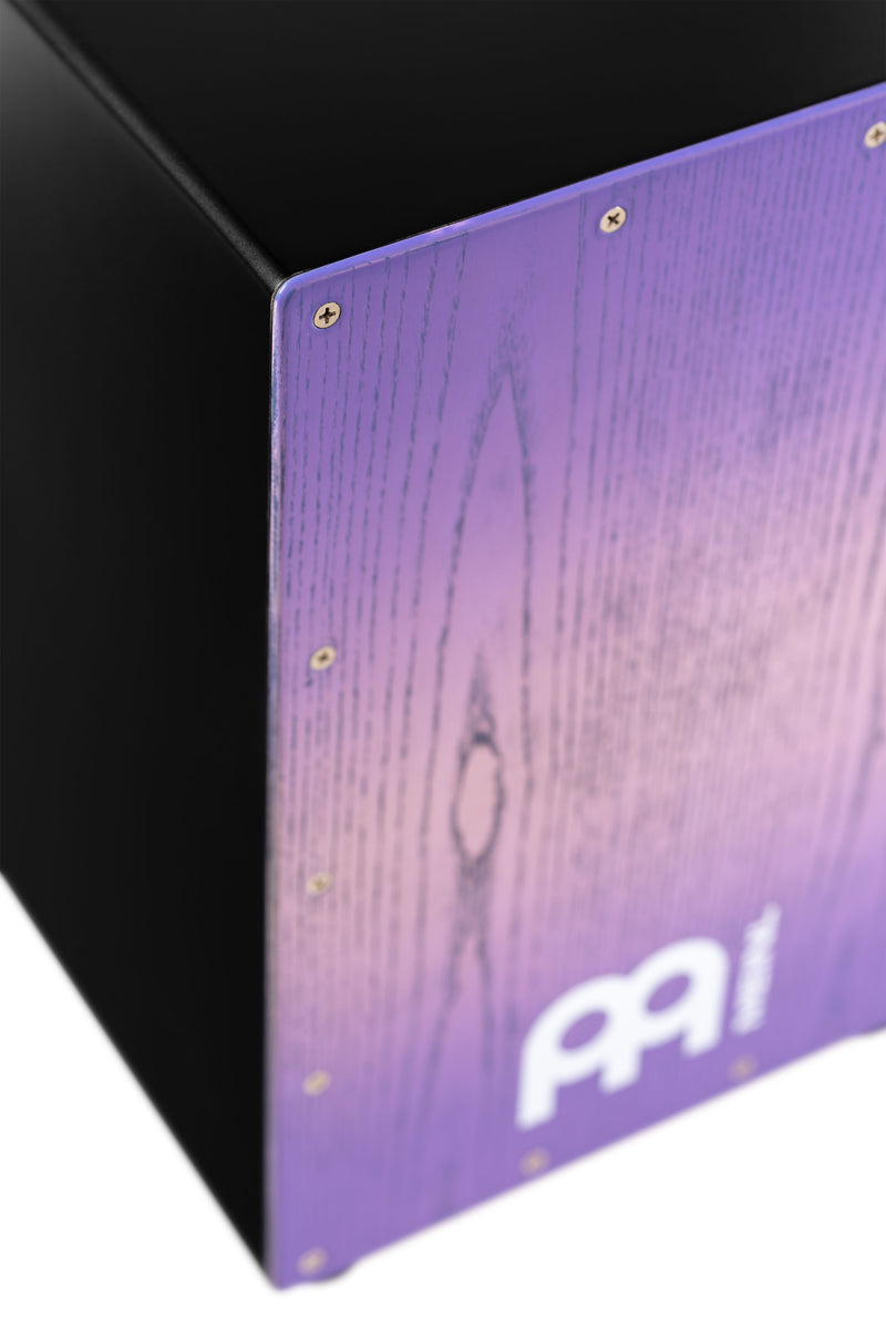 Chargez l&#39;image dans la visionneuse de la galerie, MEINL PERCUSSION / MCAJ100BK-LPF / Cajon pour caisse claire de la série Headliner® - Lilas Purple Fade
