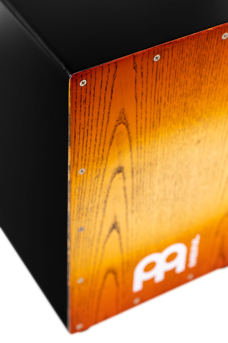 Load image into gallery viewer, MEINL PERCUSSION / MCAJ100BK-SAF / Headliner® Series Snare Drum Cajon - Sonoran Amber Fade
