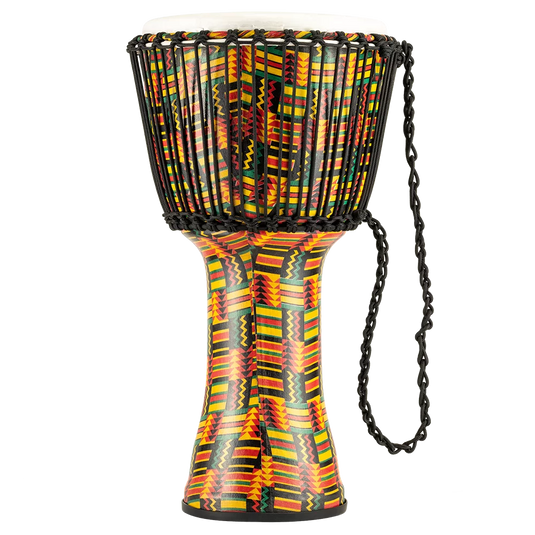 MEINL PERCUSSION / PADJ5-LF / 12" Rope Tuned Travel Series Djembe, Synthetic Head (Patented), Simbra