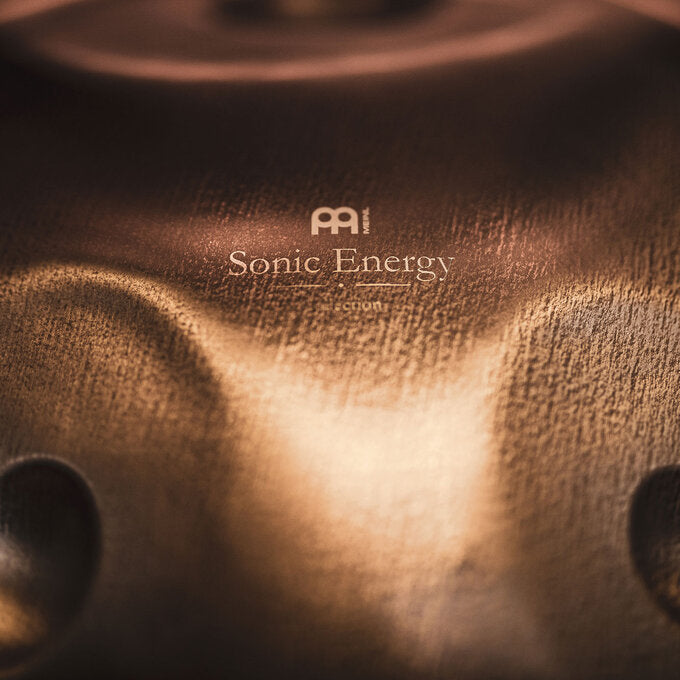 Chargez l&#39;image dans la visionneuse de la galerie, MEINL SONIC ENERGY / HPSTL100 / D KURD HANDPAN, 10 NOTES, VINTAGE GOLD
