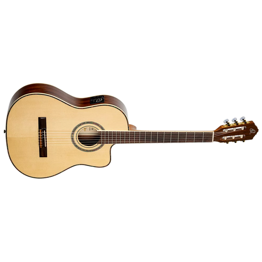 FULL SIZE GUITAR SOLID SPRUCE/NATURAL MAHOGANY WITH CASE