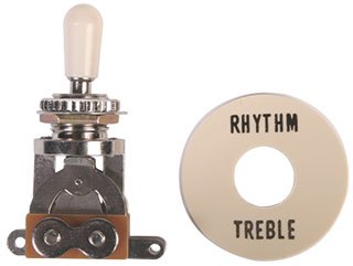 Gibson Type Ivory Three-Position Toggle Switch