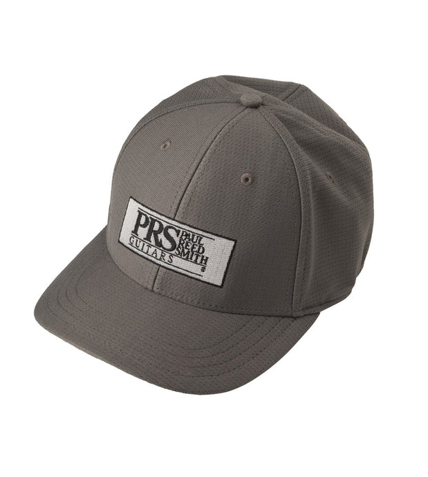 PRS / 100124:002:004: / Fitted Baseball Cap, PRS Block Logo-Grey-Small/Medium