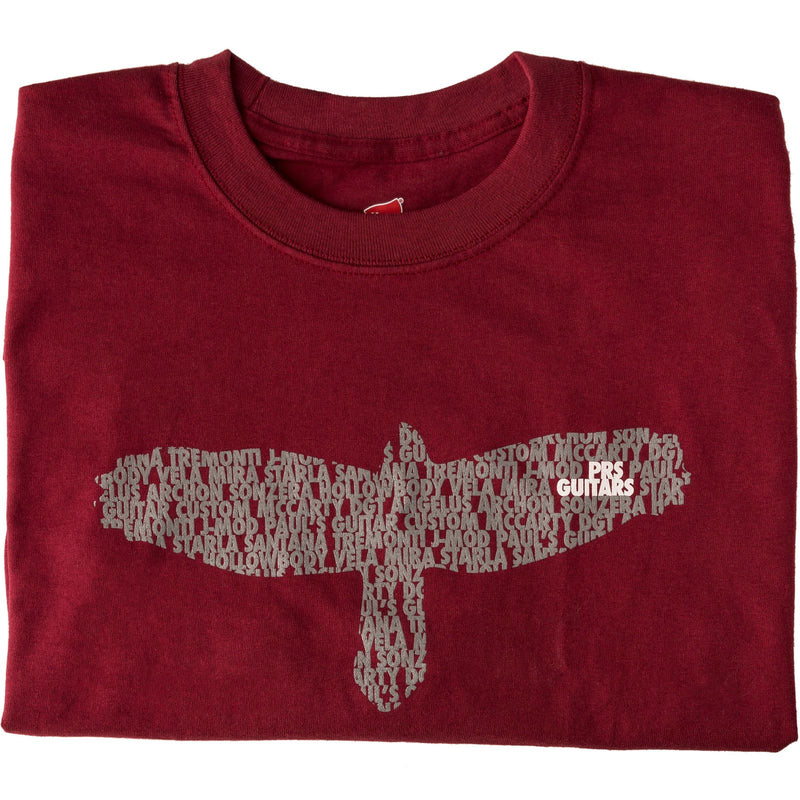 Load image into gallery viewer, PRS / 101761:005:013: / Bird is Word-Oxblood T-Shirt / X-LARGE
