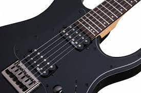 Load image into gallery viewer, SCHECTER / 3852-SHC / Electric Guitar, “Banshee-6” SGR model, satin black with soft case
