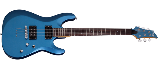 SCHECTER / 431-SHC / C-6 Deluxe electric guitar-Light Blue Metallic Satin