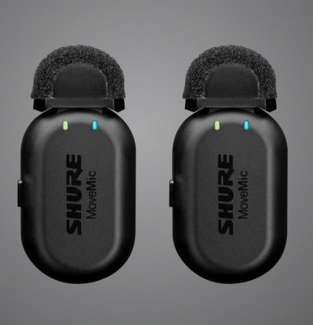 Load image into gallery viewer, SHURE / MV-TWO-KIT-Z7 / 2 lapel microphones, charging case, plug-in receiver.png
