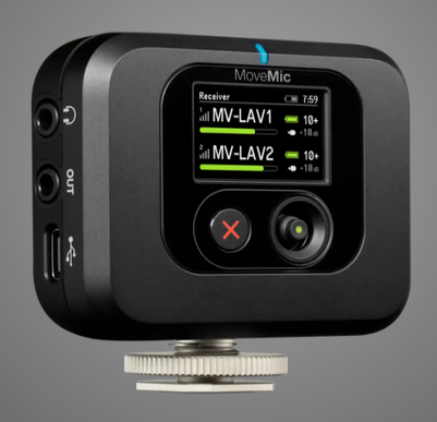 Load image into gallery viewer, SHURE / MV-TWO-KIT-Z7 / 2 lapel microphones, charging case, plug-in receiver.png
