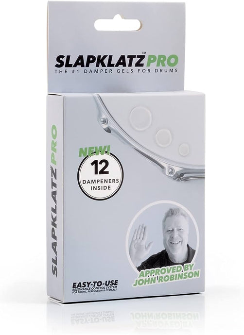 SLAPKLATZ / SLAP-PRO-CL / ensemble Pro de 12 sourdines gel (2 larges, 4 moyens, 6 petits), fini clear