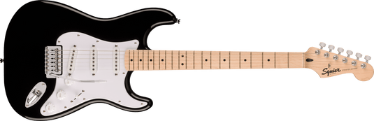 SQUIER / 037-1720-006 / Squier Sonic Stratocaster Set, Maple Fingerboard with Soft Case and 10G-120V Amp - Black