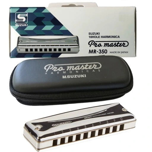 Load image into gallery viewer, Harmonica &quot;Promaster&quot; clé de G
