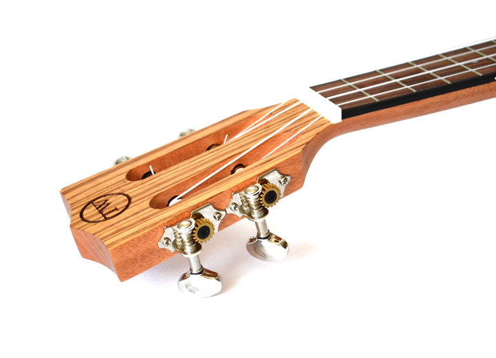 Load image into gallery viewer, TWISTED WOOD / MA-006S / Malu Soprano Ukulele Zebra Laminated Wood, S Spruce Top with gig bag
