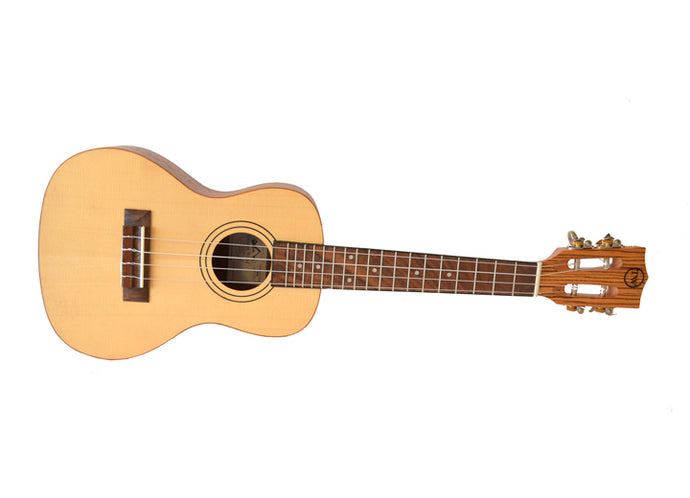 TWISTED WOOD / MA-006S / Malu Soprano Ukulele Zebra Laminated Wood, S Spruce Top with gig bag