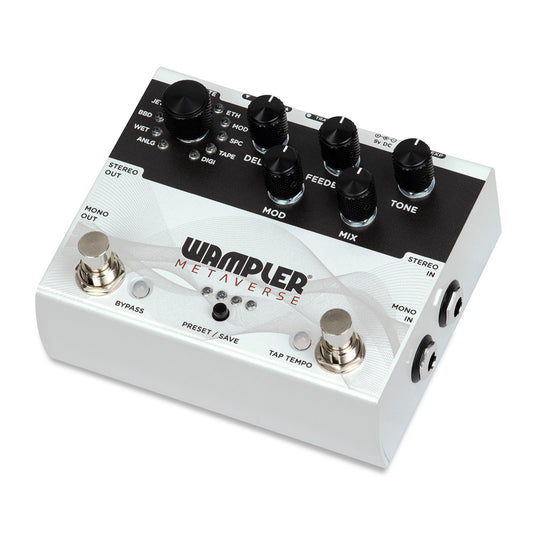 WAMPLER / METAVERSE / Multi-delay, Eleven algorithms, midi and dsp