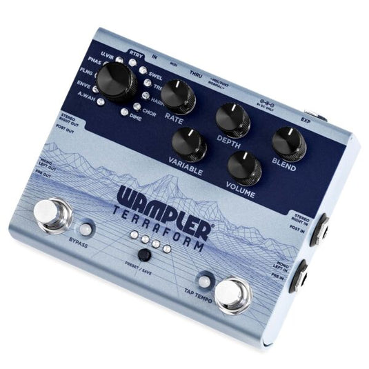 WAMPLER / TERRAFORM / Multiple Modulation Effects Pedal