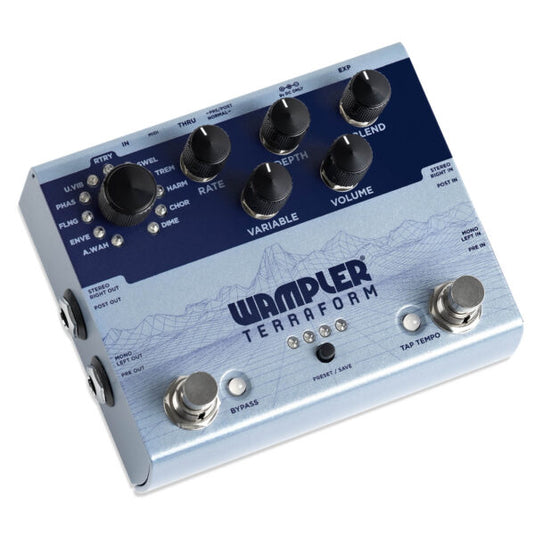 WAMPLER / TERRAFORM / Multiple Modulation Effects Pedal