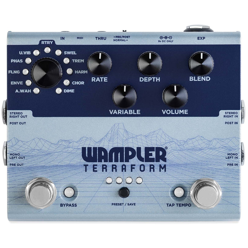 Load image into gallery viewer, WAMPLER / TERRAFORM / Multiple Modulation Effects Pedal
