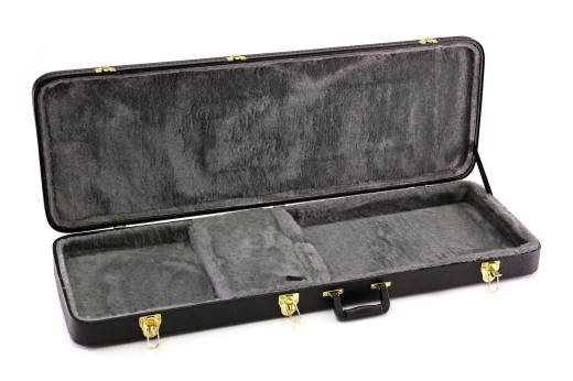 Rectangular hard case for guitar