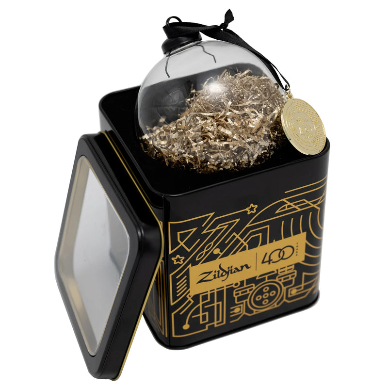 Load image into gallery viewer, ZILDJIAN / ZMOR0012-LE / Zildjian LE 400th Ann Glass Ornament, CHRISTMAS Bauble
