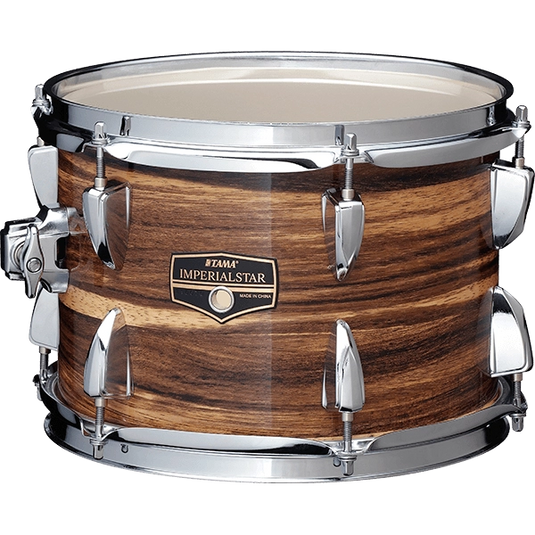 Drummond Musique / Tama / IE52KH6-CTW / Ensemble complet Imperialstar fini Coffe Teak Wrap (22x16-10x7-12x8-16x15-14x5)avec accessoires et cymbales Meinl