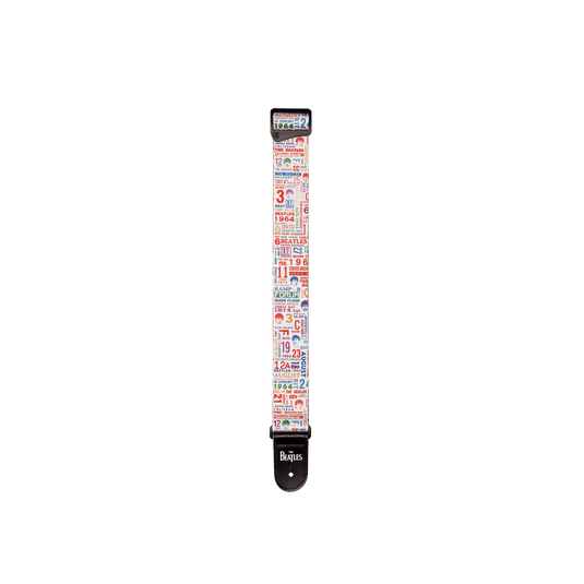 Courroie avec Motifs de Billets de couleurs de la tournée des Beatles 1964