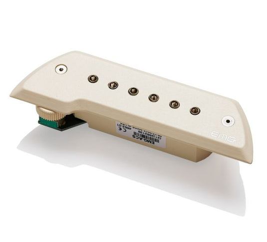 ACS Ivory, micro de rosace pour guitare acoustique 6 cordes, tiges en acier réglables, couleur ivoire