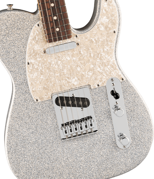 Telecaster® Player II Sparkle 75e anniversaire, touche en palissandre, finition Diamond Dust Sparkle(avec étui souple Deluxe)