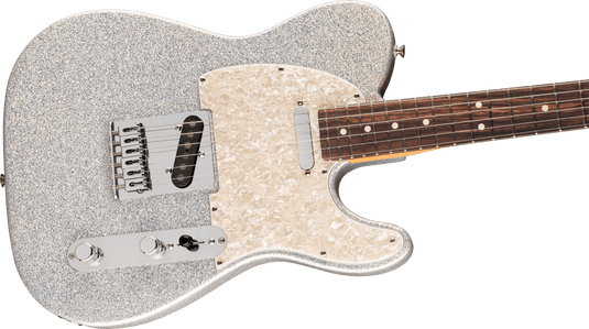 Telecaster® Player II Sparkle 75e anniversaire, touche en palissandre, finition Diamond Dust Sparkle(avec étui souple Deluxe)