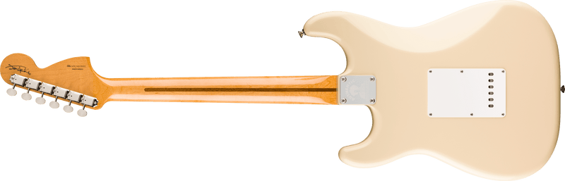 Chargez l'image dans la visionneuse de la galerie, Guitare électrique Stratocaster Jimi Hendrix signature modèle artiste - Olympic White avec étui souple Deluxe

