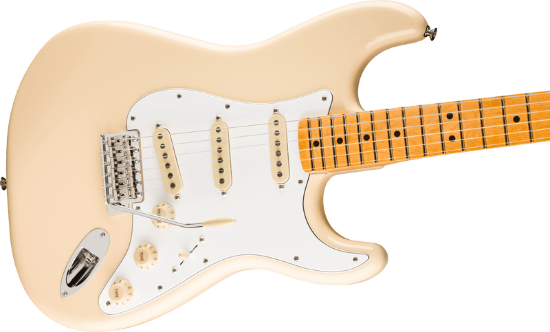 Chargez l'image dans la visionneuse de la galerie, Guitare électrique Stratocaster Jimi Hendrix signature modèle artiste - Olympic White avec étui souple Deluxe
