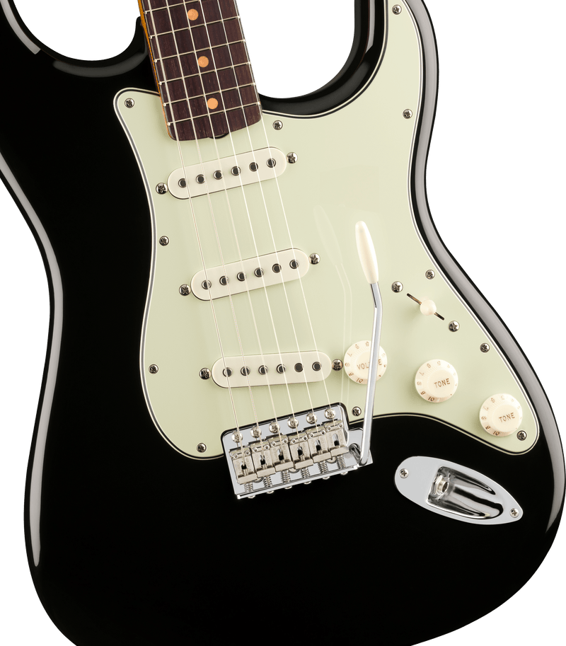 Chargez l'image dans la visionneuse de la galerie, Guitare électrique Vintera® III Stratocaster® début des années 60, touche en palissandre, noire (housse incluse)
