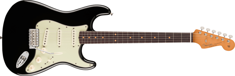Chargez l'image dans la visionneuse de la galerie, Guitare électrique Vintera® III Stratocaster® début des années 60, touche en palissandre, noire (housse incluse)
