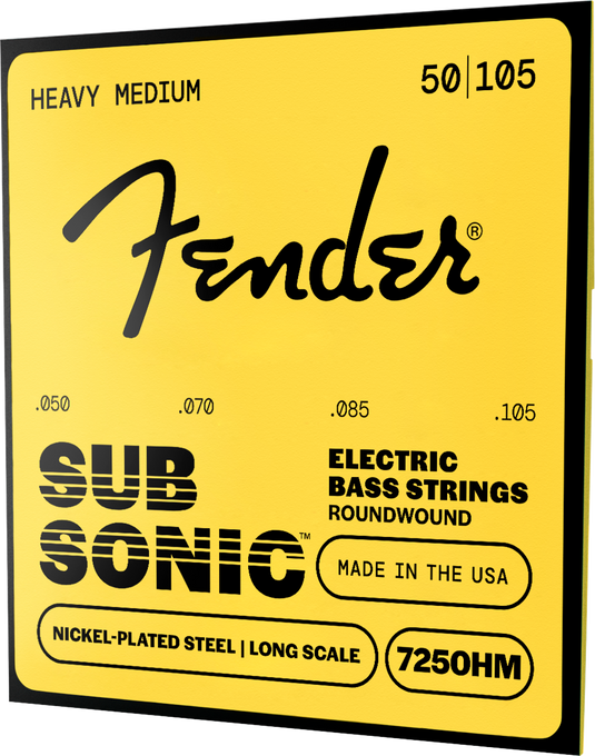 Corde de basse électrique , SubSonic™ 7250HM, acier nickelé, diapason long, tirants .050-.105, (4)