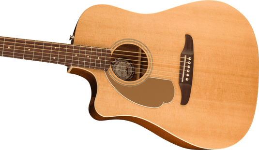 Guitare Redondo Player pour gaucher, touche en noyer, plaque de protection dorée, finition naturelle