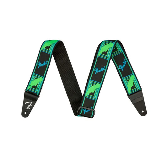Courroie Monogrammed Neon- Vert/Bleu