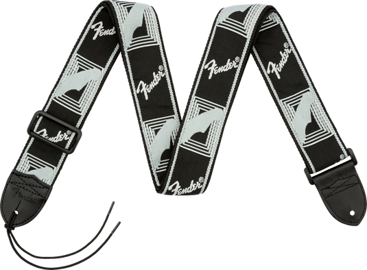 Courroie 2" Monogrammé Noir/Gris clair/Gris foncé