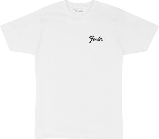 Chandail à manches courtes S- Blanc - Petit Logo de Transition Fender