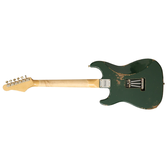 Guitare Friedman Vintage,Corps Aulne,Manche Érable,Fini Vert Forêt(Cadillac),Pickguard Tortoise,Étui Inclus,SN:0325-3051