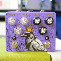 "Queen of Crow Double Overdrive (KoT Tribute)" overdrive pedal