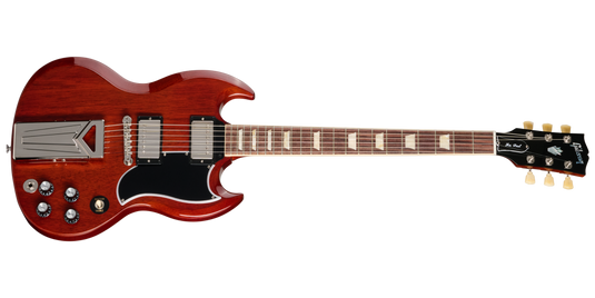 Édition limitée (350 world/ 15 Canada) Greta Van Fleet Jake Kiszka SG Standard - Sélectionnée- fini Faded Vintage Cherry (avec étui rigide)