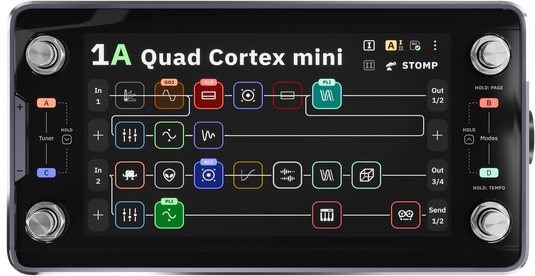 Processeur de modélisation et d'effets Quad Cortex Mini