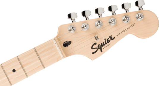 Squier Sonic® Stratocaster® HT, touche en érable, plaque de protection blanche, Vert d'eau “Sea Foam Green”