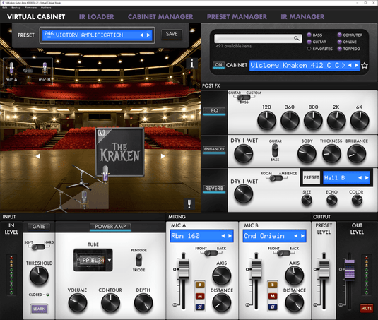 Amplificateur compact de guitare avec VRC, THE KRAKEN