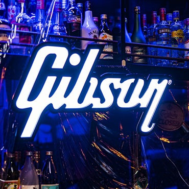 Enseigne DEL 30''  logo Gibson