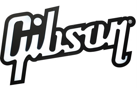 Enseigne DEL 30''  logo Gibson