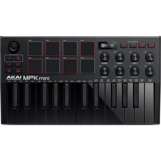 MPK MINI MK3 Contrôleur Midi- Noir