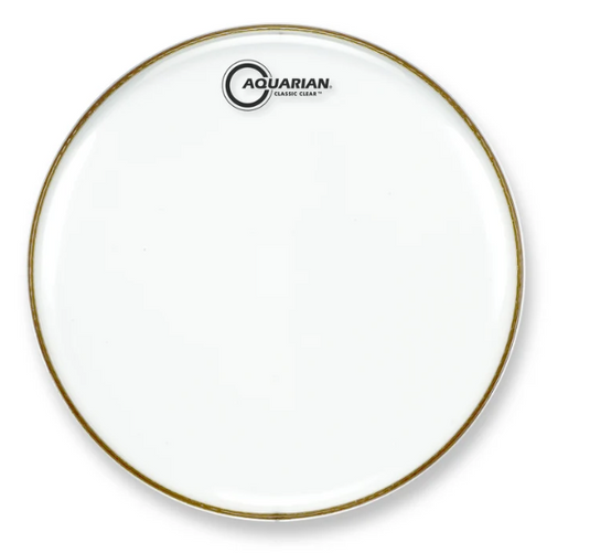 Peau de batterie Classic transparente 14"
