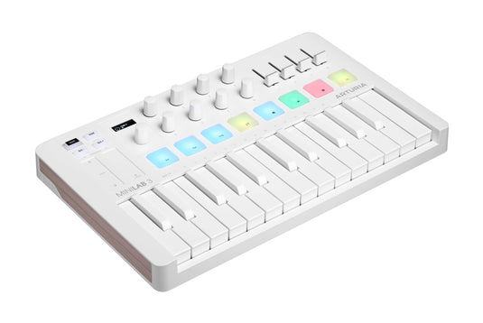 Controleur midi compacte de 25 touches 